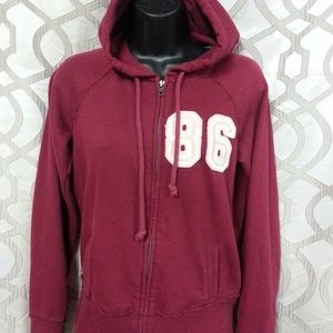 Victoria's Secret Pink Zip Up Hoodie 8 Women JR